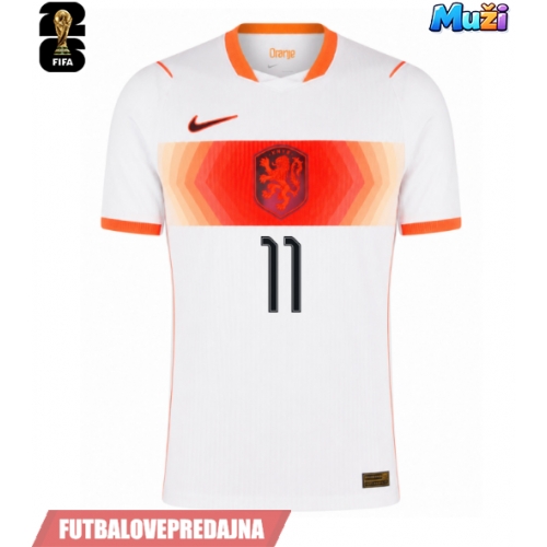 Lacne Muži Futbalové dres Holandsko Cody Gakpo #11 MS 2026 Krátky Rukáv - Preč